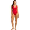 image:imageSeafolly Womens Cross Back One PieceCosmo Red