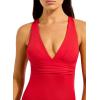 image:imageSeafolly Womens Cross Back One PieceCosmo Red