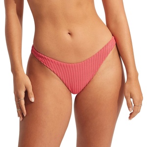 image:imageSeafolly Womens High Cut Pant Bikini Bottom SwimsuitHavana Sun Kissed Coral
