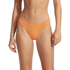 image:imageSeafolly Womens High Cut Pant Bikini Bottom SwimsuitSea Dive Tango