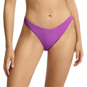 image:imageSeafolly Womens High Cut Pant Bikini Bottom SwimsuitSea Dive Violet