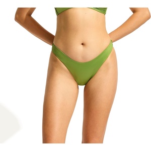 image:imageSeafolly Womens High Cut Pant Bikini Bottom SwimsuitSoleil Sage