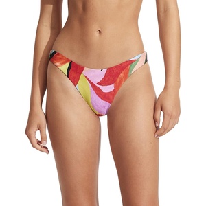 image:imageSeafolly Womens High Cut Pant Bikini Bottom SwimsuitTropfest Aquamarine