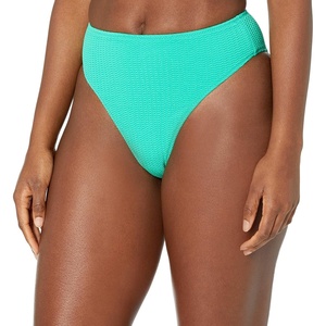 image:imageSeafolly Womens High Rise High Cut Bikini Bottom SwimsuitSea Dive Jade
