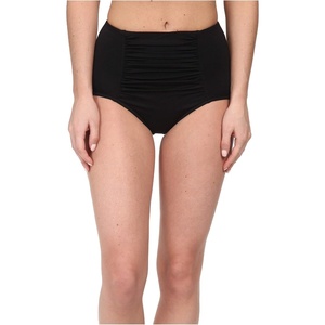 image:imageSeafolly Womens High Waisted Full Coverage Bikini Bottom SwimsuitBlack