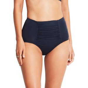 image:imageSeafolly Womens High Waisted Full Coverage Bikini Bottom SwimsuitEco Collective True Navy