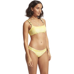 image:imageSeafolly Womens Hipster Full Coverage Bikini Bottom SwimsuitAmalfi Limelight