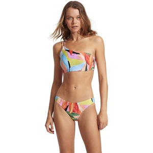 image:imageSeafolly Womens Hipster Full Coverage Bikini Bottom SwimsuitAquamarine
