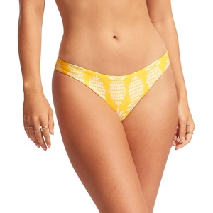 image:imageSeafolly Womens Hipster Full Coverage Bikini Bottom SwimsuitCorsica Citron