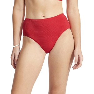 image:imageSeafolly Womens Hipster Full Coverage Mid Rise Wide Side Bikini Bottom SwimsuitSea Dive Chilli Red